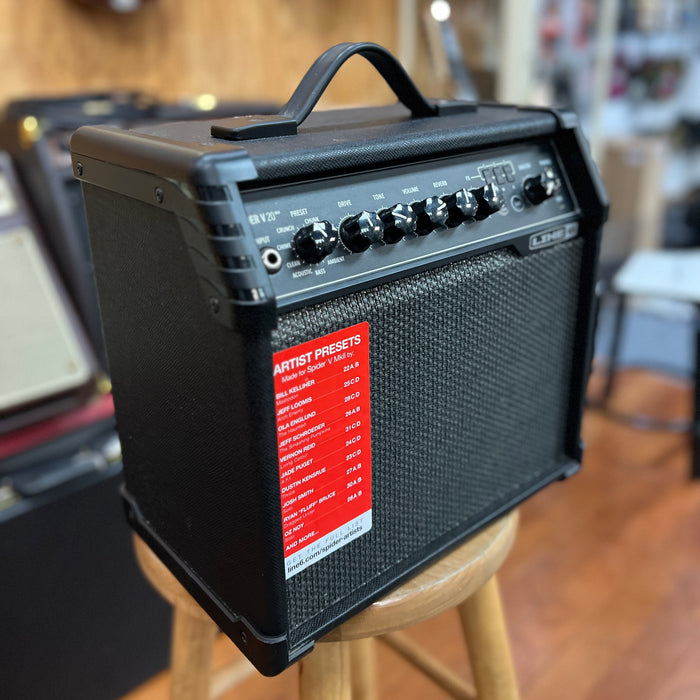 USED Line 6 Spider V 20 Guitar Combo Amp