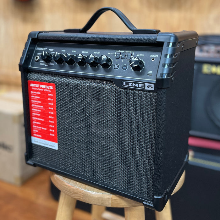 USED Line 6 Spider V 20 Guitar Combo Amp