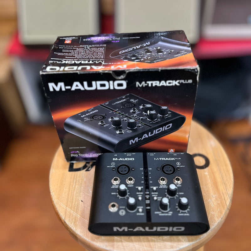 USED  M-Audio M-Track Plus w/ Box