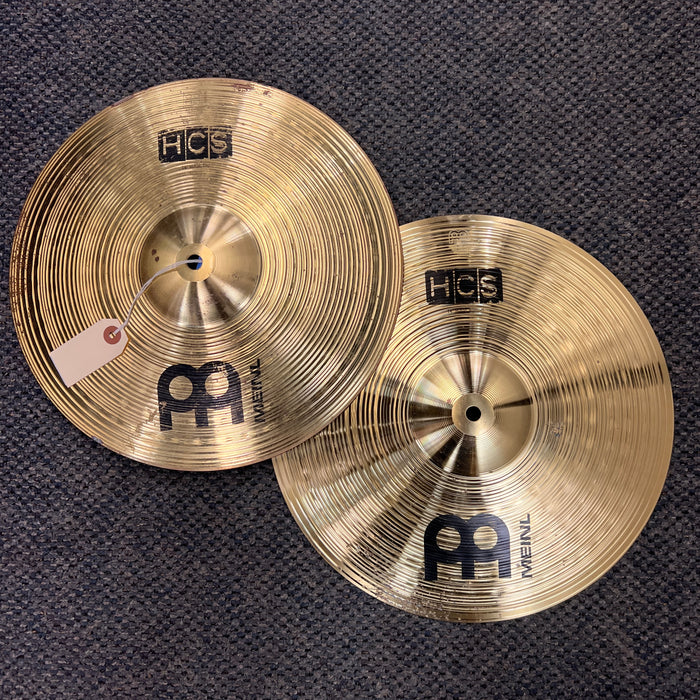 USED MEINL 14in HCS Hi Hat Cymbals, PAIR