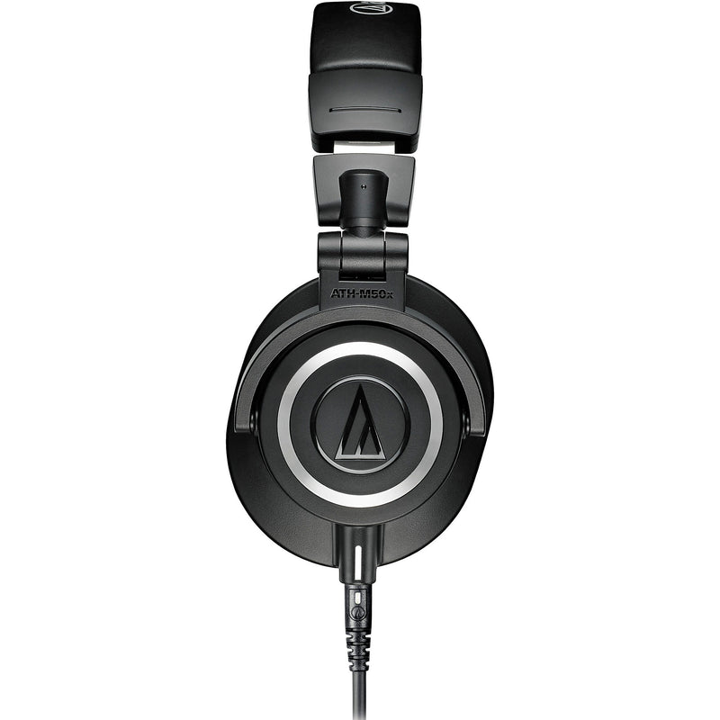 USED MINT Audio-Technica ATH-M50x Studio Monitoring Headphones - Black on Silver