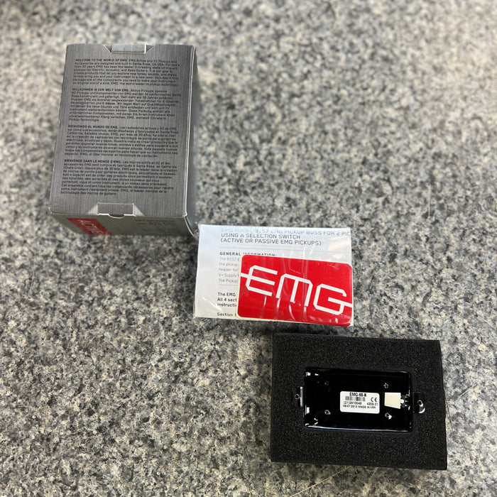 USED MINT EMG 66 N Neck Humbucker Pickup (never installed)