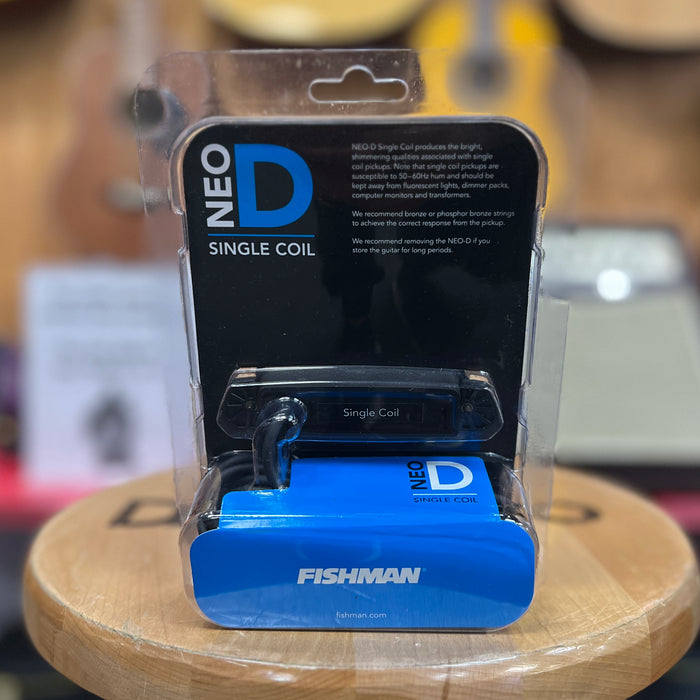 USED MINT Fishman Neo-D1 Single Coil Acoustic Guitar Pickup