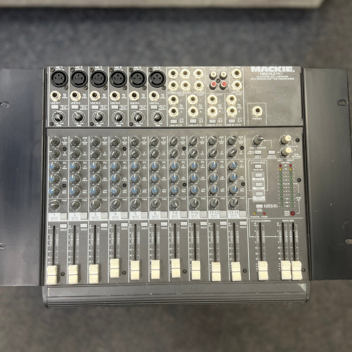 USED Mackie 1402-VLZ Pro 14-Channel Mic/Line Mixer with Rack Ears