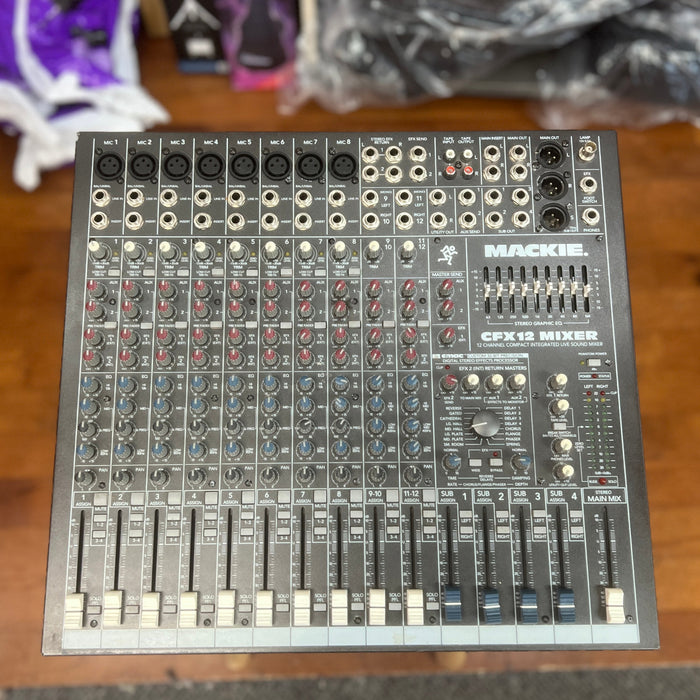 USED Mackie CFX12 12-Channel Compact Mixer w/ Effects