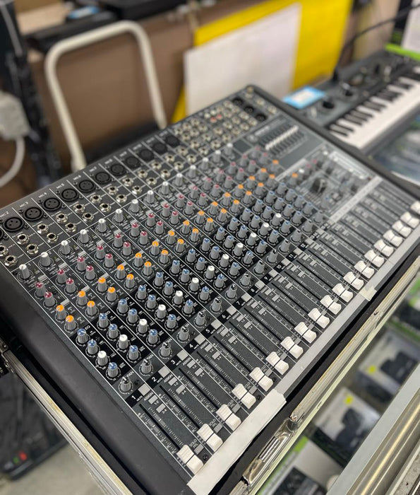 USED Mackie CFX16 MKII 16-Channel Compact Mixer w/ Road Case