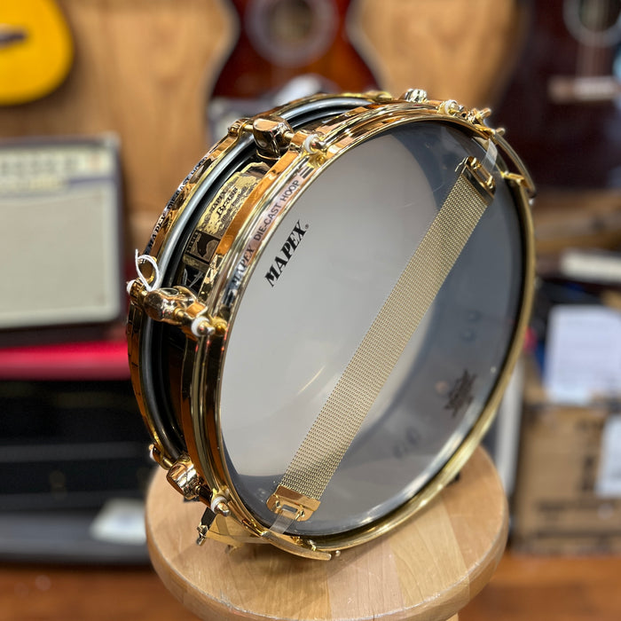 USED Mapex Brass  Black Panther 13 x 3.5 Piccolo Snare Drum