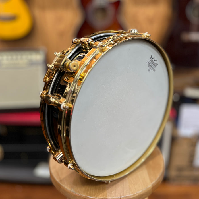 USED Mapex Brass  Black Panther 13 x 3.5 Piccolo Snare Drum