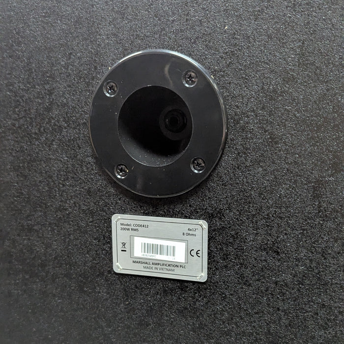 USED Marshall CODE 412 Guitar Extension Cabinet