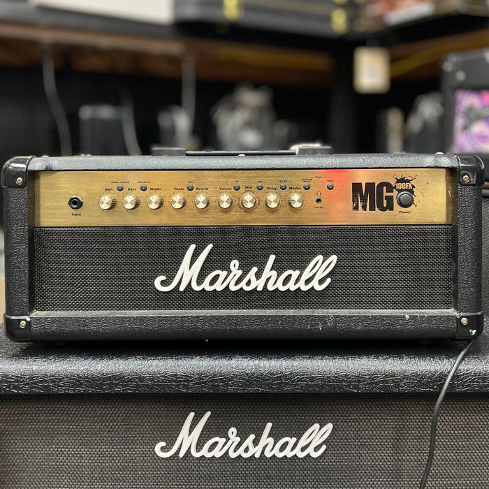 USED Marshall MG100FX Head w/ MX 212R 2X12 Cab Guitar Amp Stack