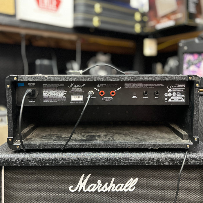 USED Marshall MG100FX Head w/ MX 212R 2X12 Cab Guitar Amp Stack