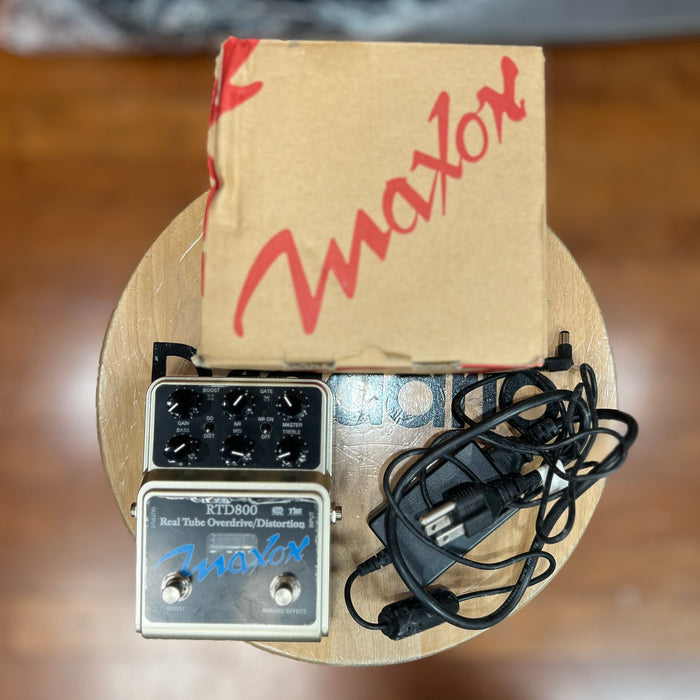 USED Maxon REAL TUBE OVERDRIVE-DISTORTION (RTD800) w/ Box