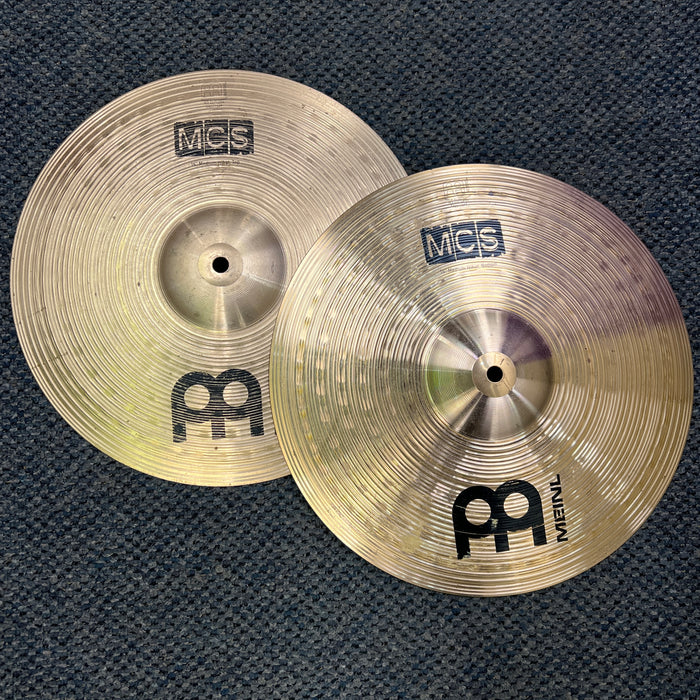 USED Meinl 14" MCS Medium Hi-Hat Cymbals