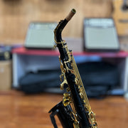 USED Mendini Black/Gold Eb Alto Saxophone-Dirt Cheep