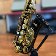 USED Mendini Black/Gold Eb Alto Saxophone-Dirt Cheep