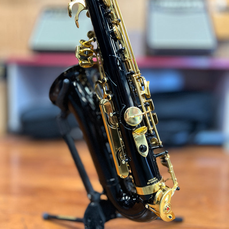 USED Mendini Black/Gold Eb Alto Saxophone-Dirt Cheep
