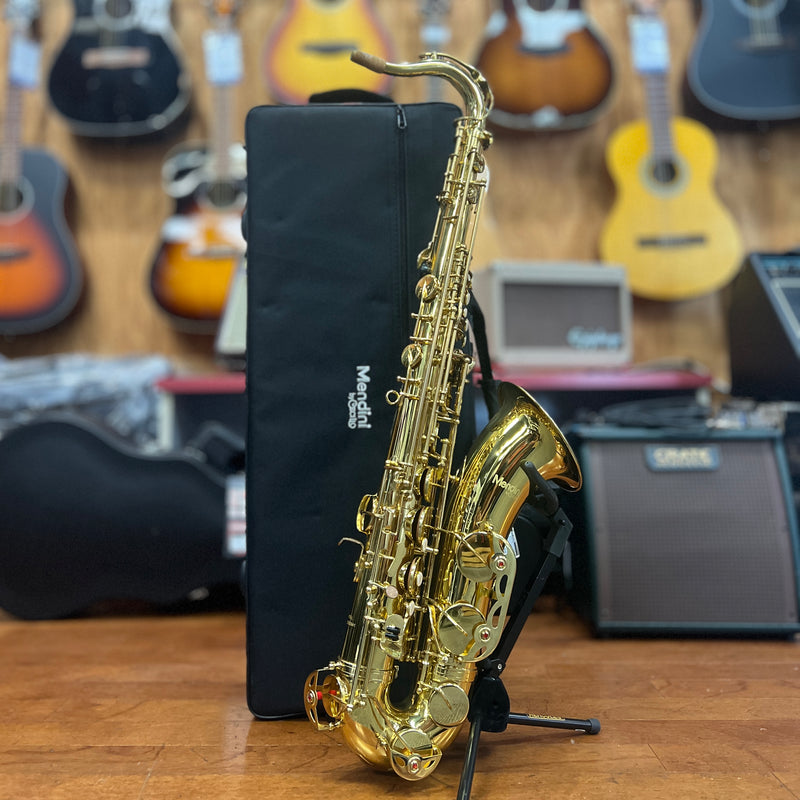 USED Mendini MTS-L Student Tenor Saxophone Outfit, Lacquer