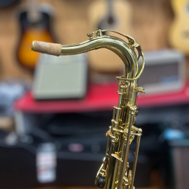 USED Mendini MTS-L Student Tenor Saxophone Outfit, Lacquer