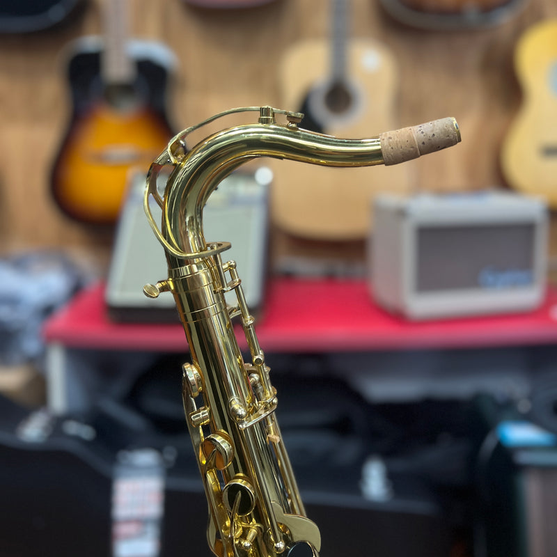 USED Mendini MTS-L Student Tenor Saxophone Outfit, Lacquer