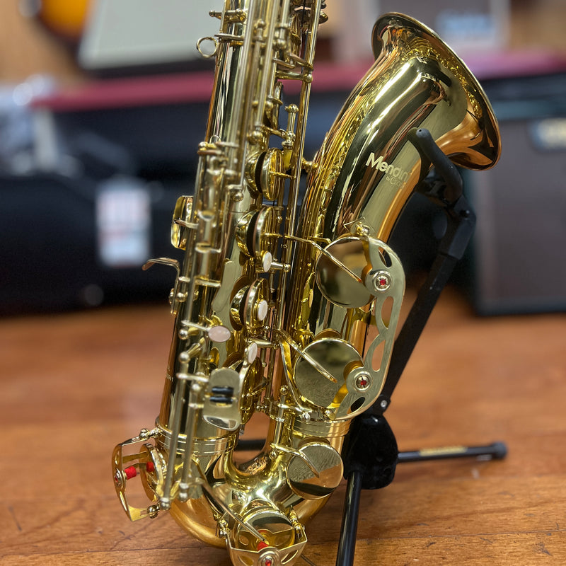 USED Mendini MTS-L Student Tenor Saxophone Outfit, Lacquer