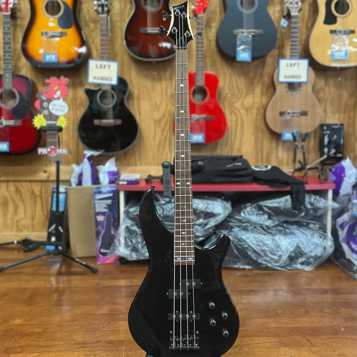 USED Mitchell MB200 Modern Rock Bass With Active EQ Gun Metal Gray