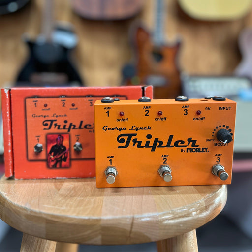 USED Morley George Lynch Tripler Orange X7454 Pedal — Dirt Cheep