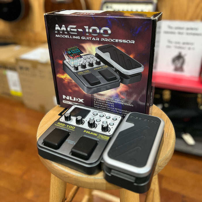 USED NUX MG-100 Multi-Effects and Amp Modeler Effects Pedal Black