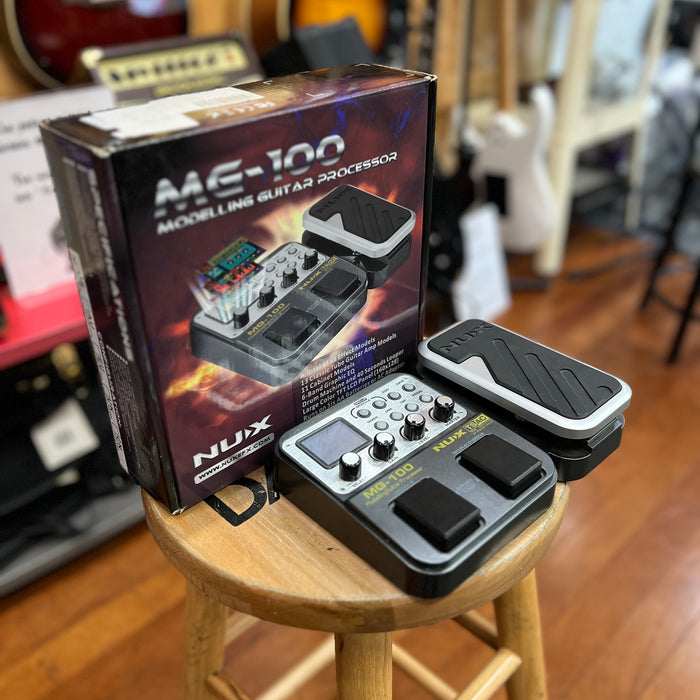 USED NUX MG-100 Multi-Effects and Amp Modeler Effects Pedal Black