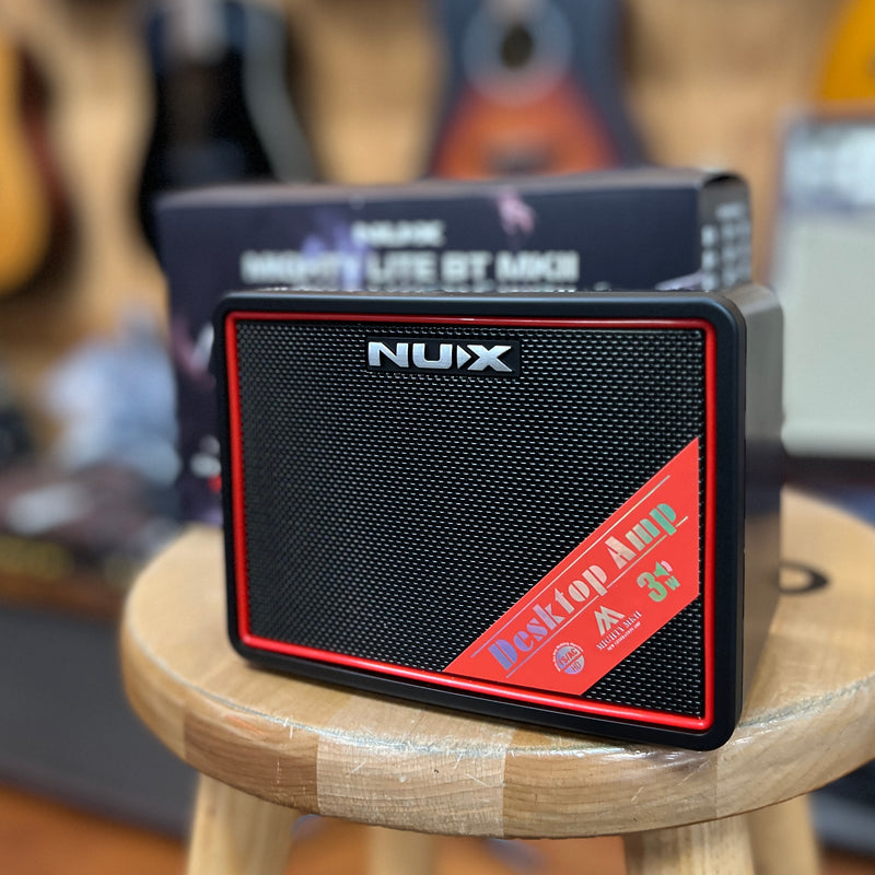 USED NUX Mighty Lite BT MKII 3W Portable Desktop Guitar Combo Amp, Black