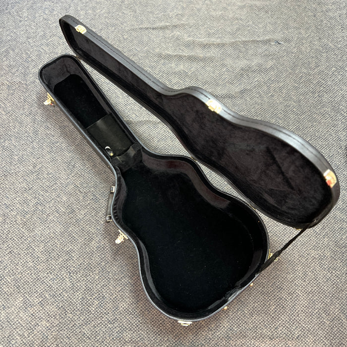 USED NX Hard Shell Dreadnought Acoustic Guitar Case Black