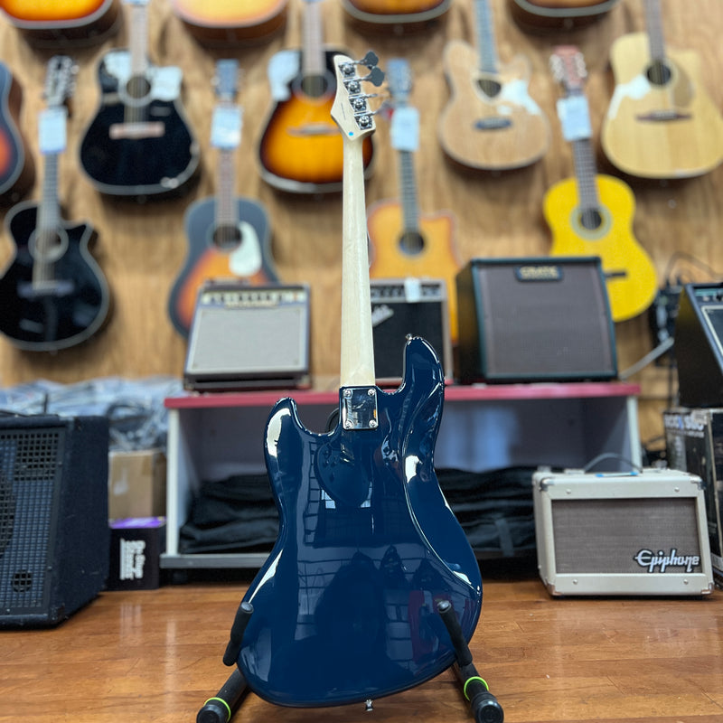 USED Nashville Guitar Works NGW225BK J Electric Bass, Blue