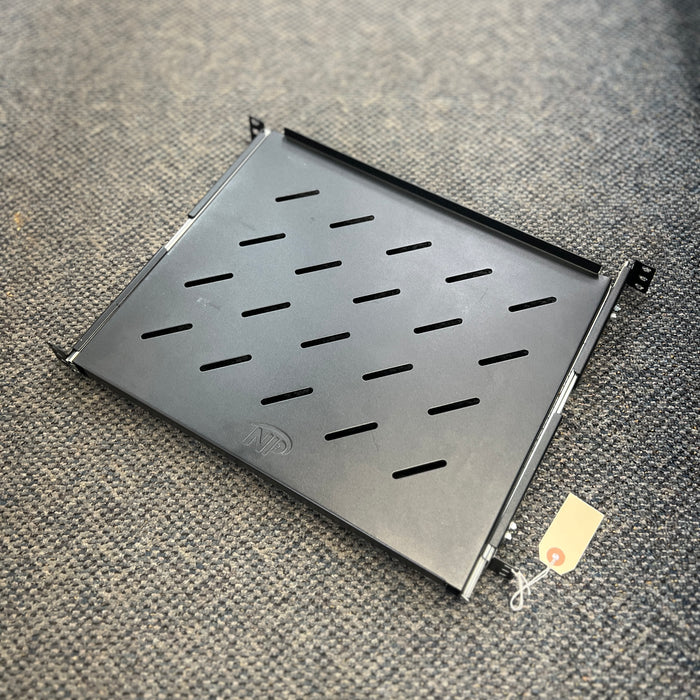 USED NavePoint 1U Vented Sliding 4-Post Adjustable 22" - 24" (550mm) Deep