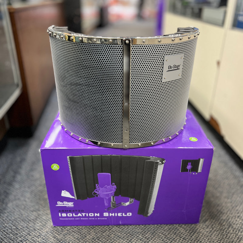 USED On-Stage ASMS4730 Microphone Reflection Shield