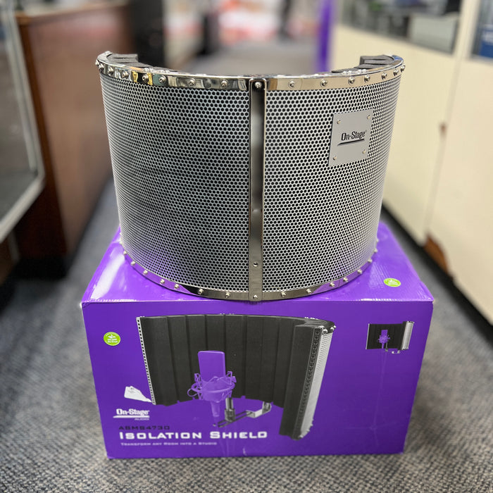 USED On-Stage ASMS4730 Microphone Reflection Shield