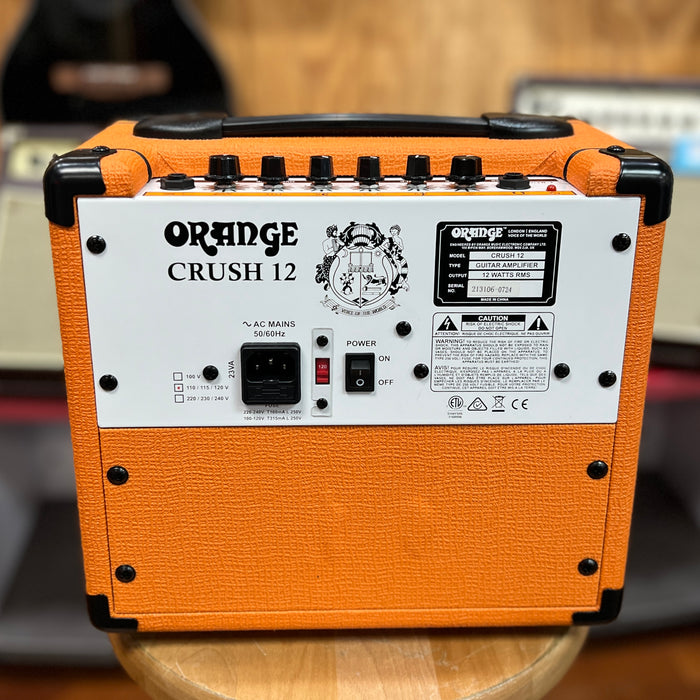 USED Orange Crush 12 Guitar Combo Amp