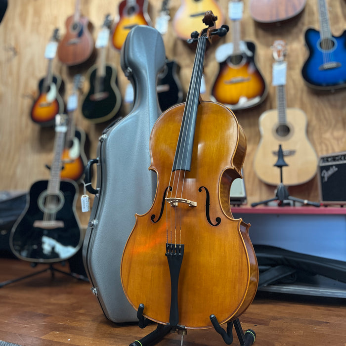 USED Otto Benjamin MC-300 4/4 Cello W/ Bow & HSC