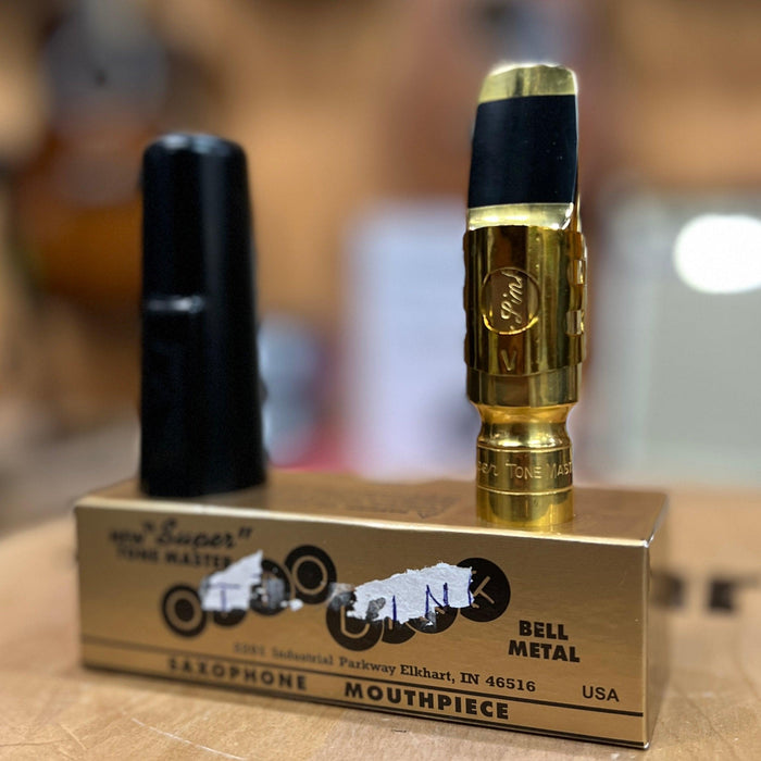 USED Otto Link OLM-402-5S Super Tone Master Metal Alto Sax Mouthpiece