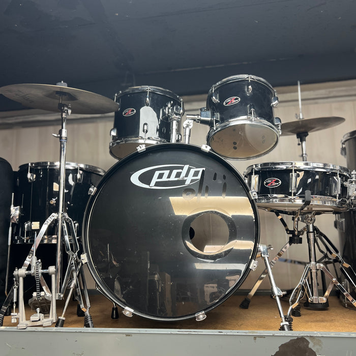 USED PDP Z Series 5-Piece Complete Drum Set w/ Hardware and Cymbals