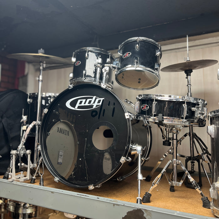 USED PDP Z Series 5-Piece Complete Drum Set w/ Hardware and Cymbals