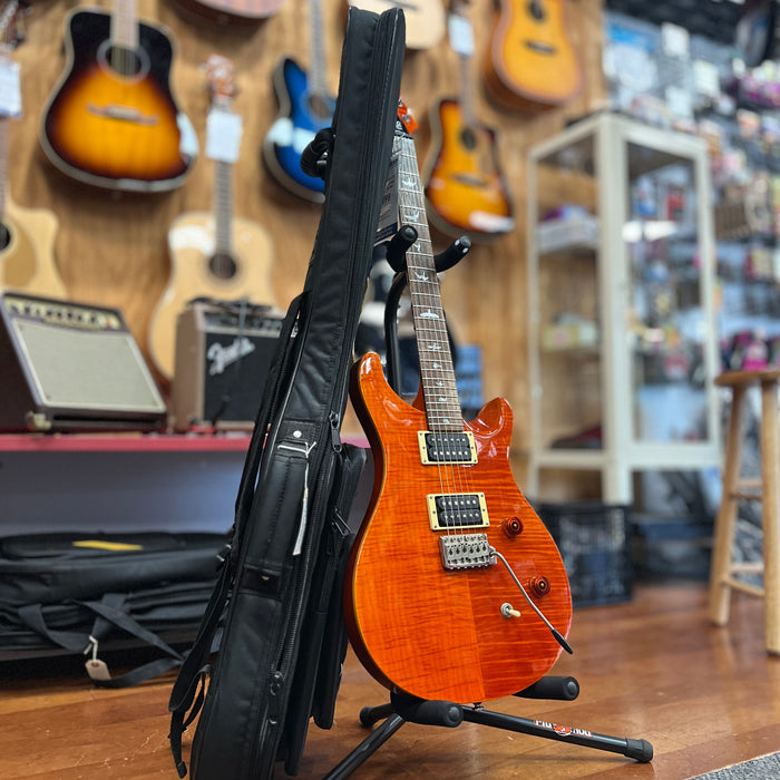 USED PRS SE Custom 24 Electric Guitar, Vintage Sunburst w/ Gig Bag