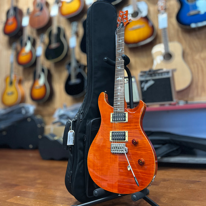 USED PRS SE Custom 24 Electric Guitar, Vintage Sunburst w/ Gig Bag