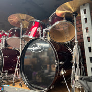 USED Pacific 5 Piece Drum Set w/ Hardware & Cymbals-Dirt Cheep