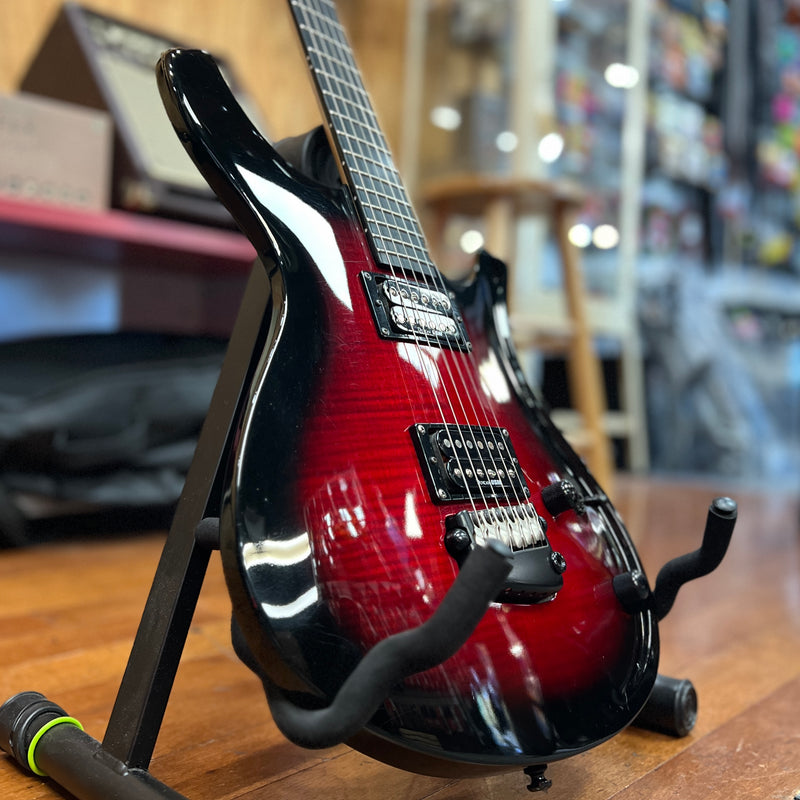 USED Parker Maxx Fly Radial PDF80, Flame Wine Red Burst-Dirt Cheep