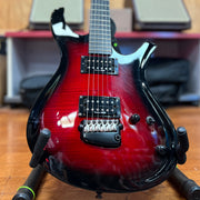 USED Parker Maxx Fly Radial PDF80, Flame Wine Red Burst-Dirt Cheep