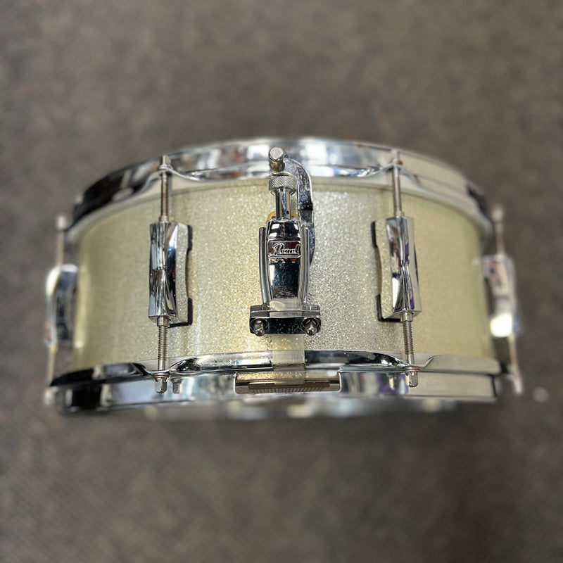 USED Pearl 5.5X14 Vision Series Snare Drum, Silver Sparkle