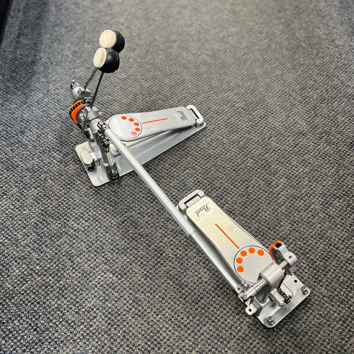 USED Pearl P932 Demonator Longboard Chain-Drive Double Bass Drum Pedal