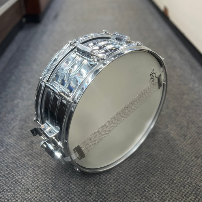 USED Pearl Steel Shell Snare Drum, 5x14"