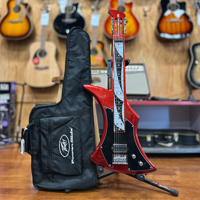 USED Peavey Powerslide Lap Steel Guitar Burgundy W/ Gig Bag