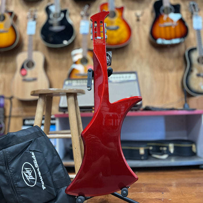 USED Peavey Powerslide Lap Steel Guitar Burgundy W/ Gig Bag