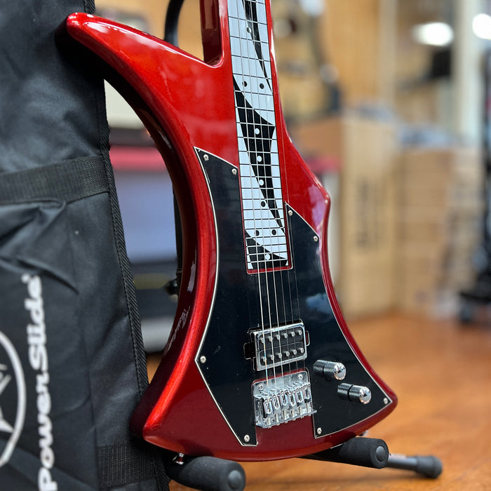 USED Peavey Powerslide Lap Steel Guitar Burgundy W/ Gig Bag